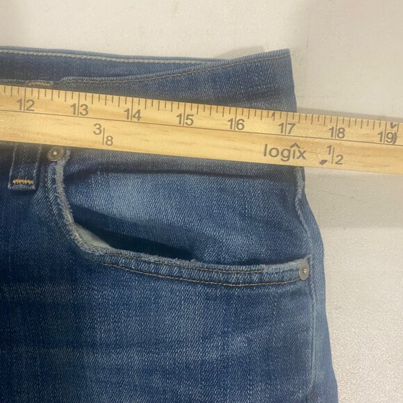 Citizens Of Humanity Jeans Mens Size 33 X34 Core Slim Fit Denim Distressed - Picture 10 of 13